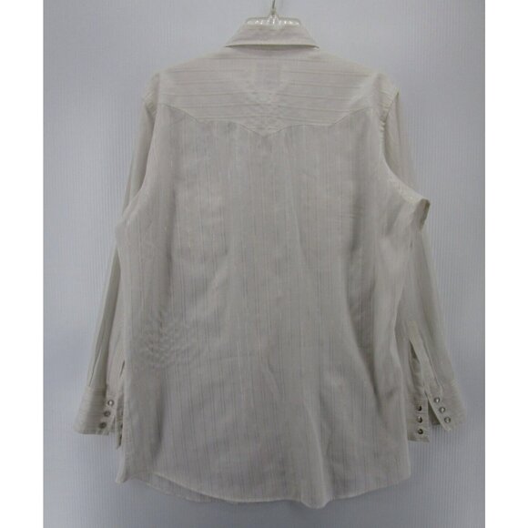 VINTAGE Miller Stockman Shirt Large Western Pearl Snap Rockabilly - Picture 6 of 10